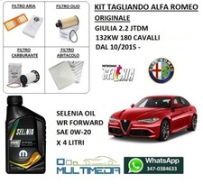 TAGLIANDO FILTRI E OLIO