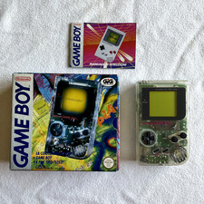 Console Nintendo Game Boy Classic Trasparente GIG PAL EUR ITA CIB COMPLETO