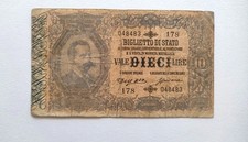 Banconota 10 Lire Doppia