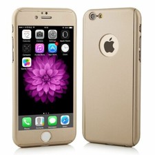 Cover iPhone 6s / 6 360 Gradi + Pellicola Vetro Temperato,  [ 360 ° ] C oro