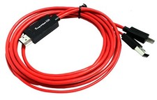 MHL Micro USB HDMI AV TV Cavo Adattatore per Samsung Galaxy Tab 3 8.0 SM T310 T320