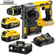 DEWALT DCH273P2T TRAPANO/TASSELLATORE SDS PLUS BRUSHLESS 18V BATTERIE 5Ah -2 BAT