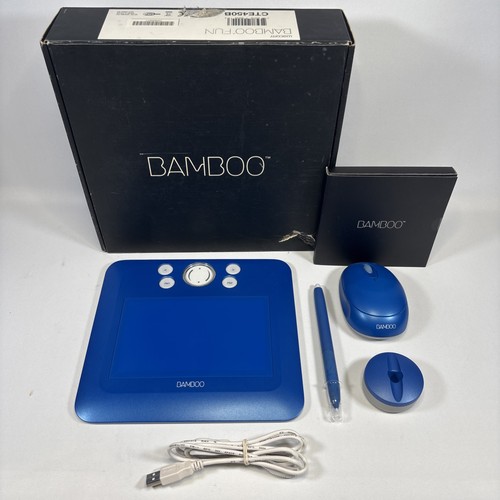 Wacom bamboo fun cte450b blue - cte450b,