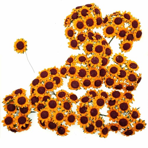 Jzk 100 piccoli girasoli finti - girasoli,
