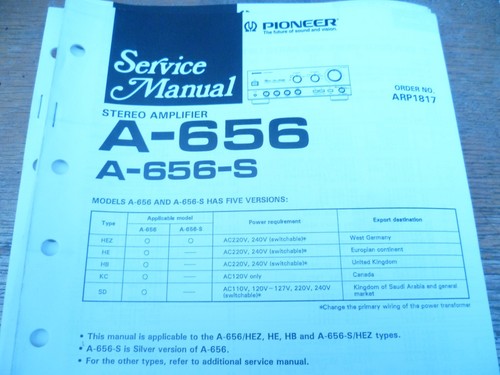 Pioneer 656 amplificatore - pioneer, a-656,