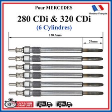 Lot de 6 Bougies pour Mercedes