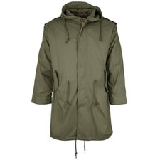 Parka a coda di pesce Rothco M51 di ispirazione militare anni 50 - Olive Drab - 100% cotone - nuovo