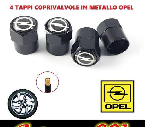 Tappi coprivalvole opel nere - tappi,
