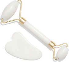 Gua Sha Viso E Rullo Di Giada