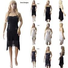 Abito Mini In Pizzo Con