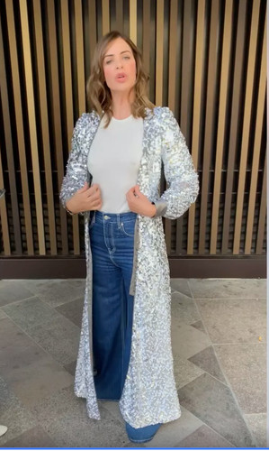 Zara trinny abito paillettes - zara,