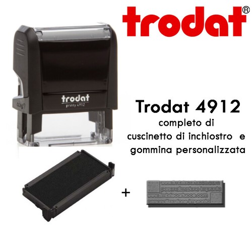 Timbro personalizzato trodat - personalizzato,