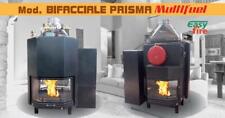 Termocamino multicombustibile modello pellet sansa nocciolino legna camino gusci