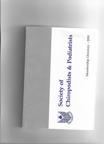 Society chiropodists - of,