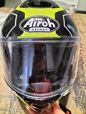 Airoh Spark Rise Casco Moto - Nero Opaco/Antracite/Giallo, Taglia L (st501)
