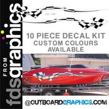 Coppia decalcomanie bandiera a