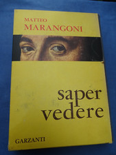 MARANGONI-SAPER VEDERE-COME SI