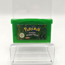 Pokemon Verde Foglia Nintendo Game Boy Advance Gba Ita Originale Adesivo Ottimo