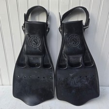 Scubapro Jet Pinne Nero Pinne Subacquee Cinghia Regolabile Taglia M Medium C1