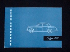 MERCEDES W121 190 PONTONE 1957