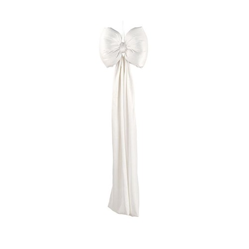 Fiocco raso bianco - in,