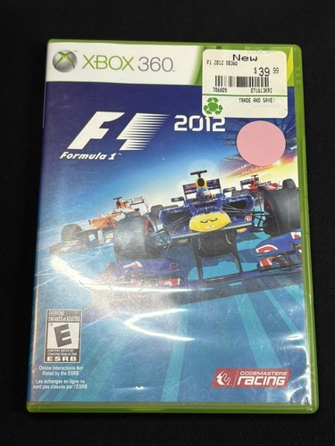 2012 microsoft xbox - f1, 360