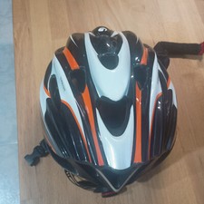 Casco bici limar 525 superlight  arancio bianco nero  condizioni buone ottime