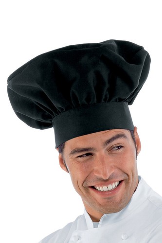 Cappello cuoco nero - cappello,