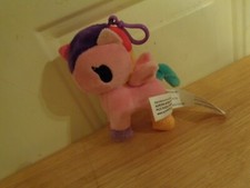 PUSH DOLL FIGURE NEON STAR TOKIDOKI RUBINO UNICORNO PONY SERIE 4 PELUCHE PORTACHIAVI