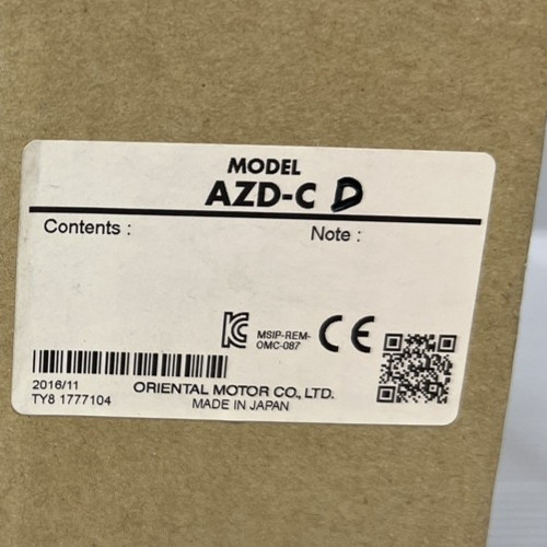 Oriental motor azd - motor, azd-cd