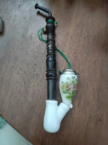Pipa porcellana dipinta a - in,