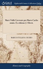 Cicero - Marci Tullii nis pro