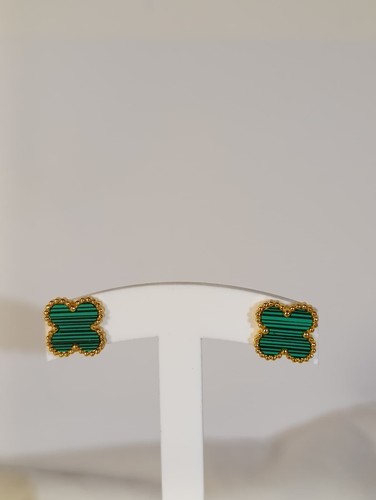 Orecchini quadrifoglio verde - quadrifoglio,