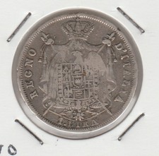 NAPOLEONE 1 LIRA ARGENTO 1811 MILANO #ANT