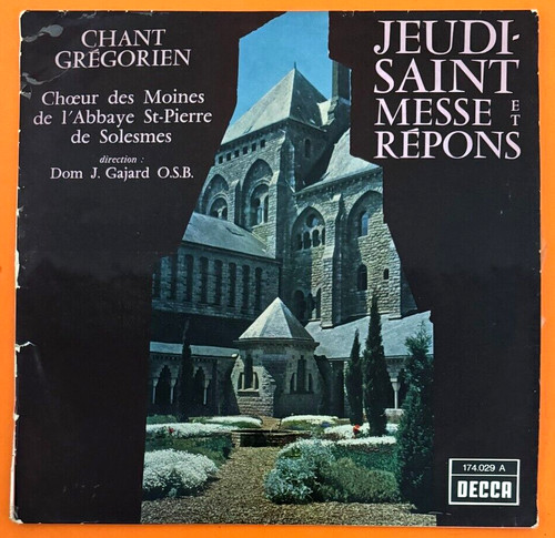 Chant gregorien jeudi saint - gregorien,