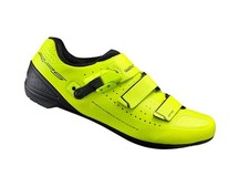 Scarpe bici corsa Shimano SH-RP5 giallo lime Road bike shoes yellow SPD SL 42-43