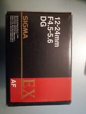 SIGMA 12-24 mm F4.5-5.6 DG AF