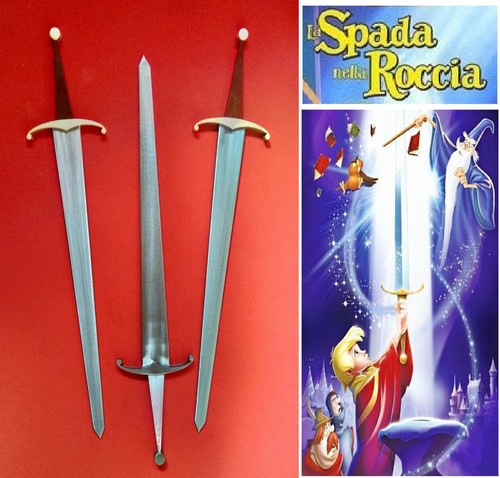 Spada nella roccia artù - spada, re