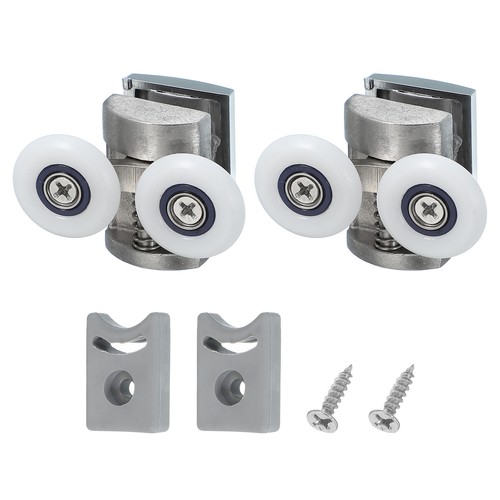 2pz rulli porta doccia doppia - 2pz,
