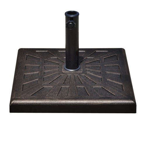 Outsunny base per ombrellone - base,