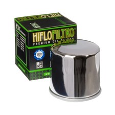 Filtro olio HF204C cromato Honda Kawasaki Arctic Cat Triumph Harley Yamaha MV Augus