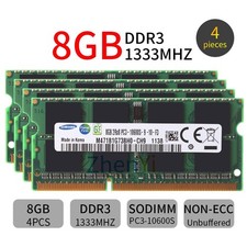 32GB 4x 8GB DDR3 1333MHz PC3-10600S SODIMM RAM Per Apple iMac 2011 12,1 12,2 IT