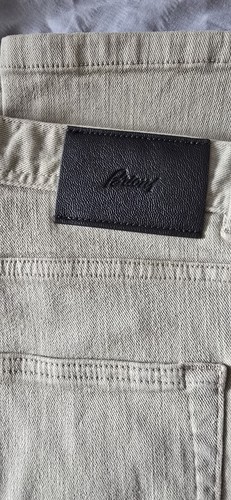 Jeans brioni beige 35w 34 - beige,