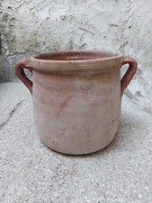 Antica pentola orcio in terracotta, inizi del 1900, perfette condizioni.