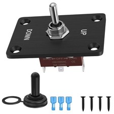 Interruttore a levetta momentaneo 12V 30A con tappo impermeabile e pannello di m