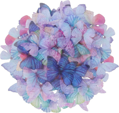 Farfalle 100 pezzi traslucido - 100,