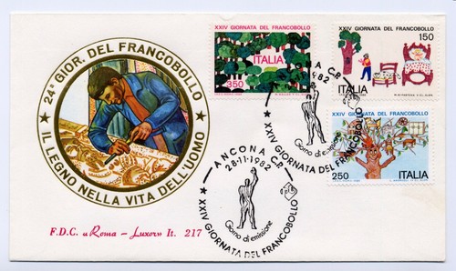 Italia 1982 fdc roma luxor - italia, roma-luxor