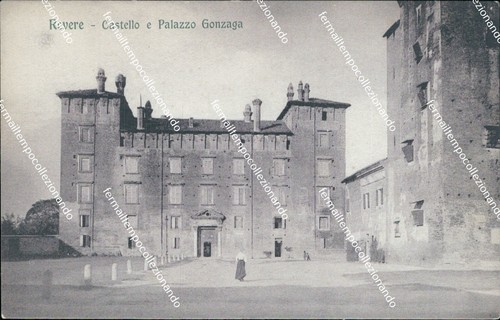 Bs45 cartolina revere castello - cartolina,