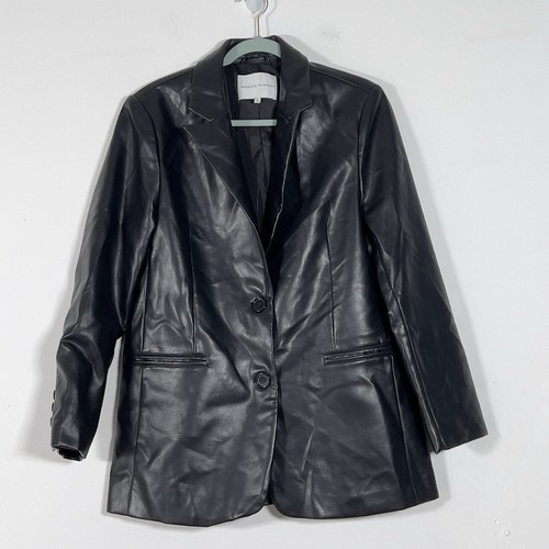 Giacca blazer donna ecopelle