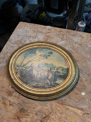 Quadro ovale vintage - quadro,